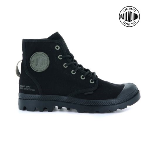 Bottes Palladium Pampa Hi Htg Supply Femme Noir | FR TBL674X